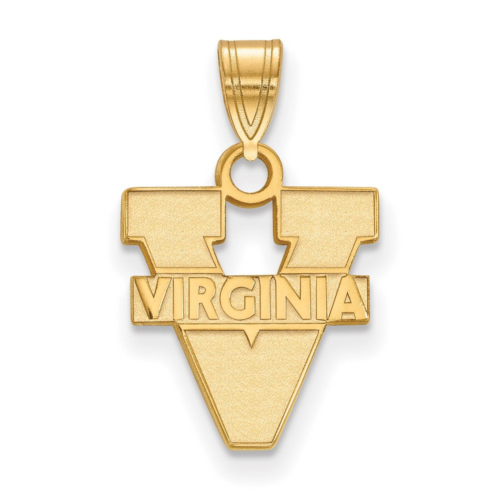 14K Gelbgold Logoart University Of Virginia Klein Anhänger