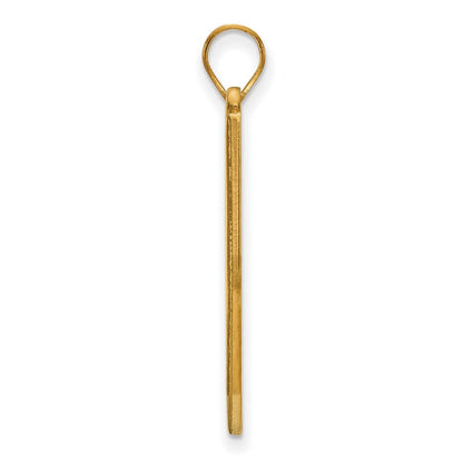 14K Gelbgold Logoart Ost Tennessee State University Buchstabe E Shield Extra Groß Anhänger
