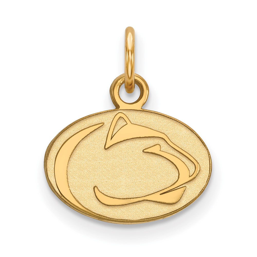 10K Gelbgold Logoart Penn State University Löwe Extra Klein Anhänger