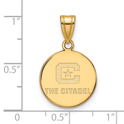 14K Gelbgold 14ky Logoart The Citadel Mittel Anhänger