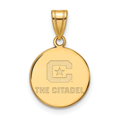 10K Gelbgold 10ky Logoart The Citadel Mittel Anhänger