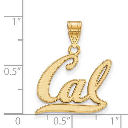 14K Gelbgold Logoart University Of California Berkeley Mittel Anhänger