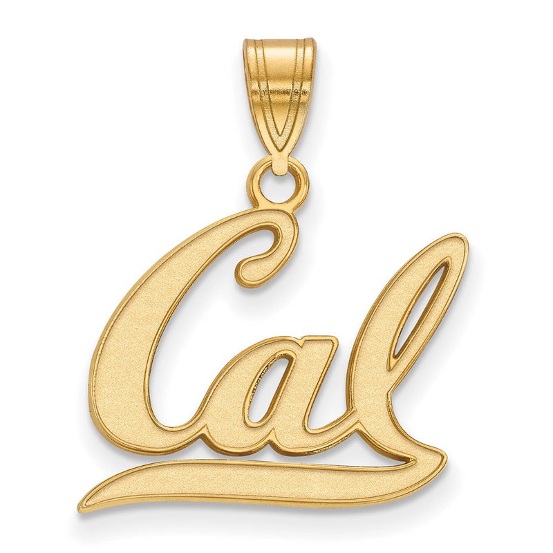 Vergoldet Sterlingsilber Logoart University Of California Berkeley Mittel Anhänger