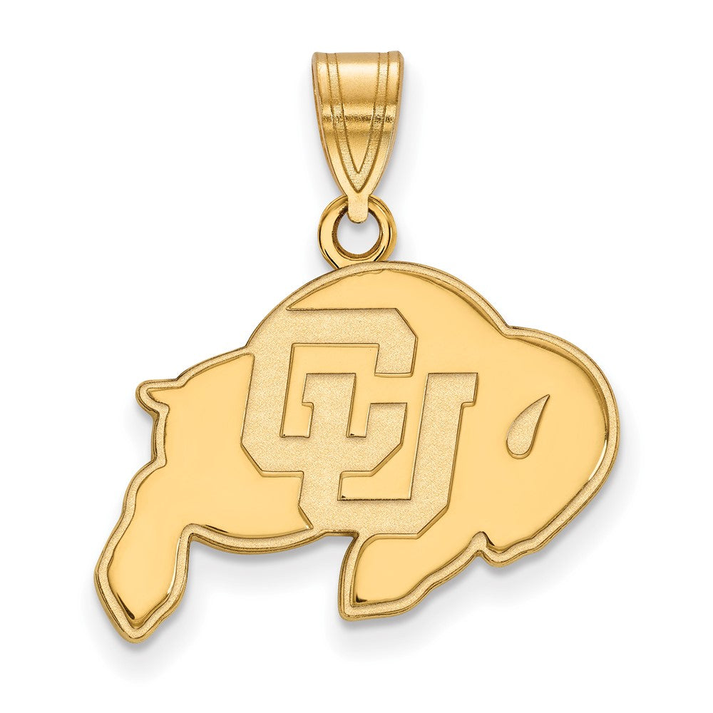 14K Gelbgold Logoart University Of Colorado Buffalo Mittel Anhänger