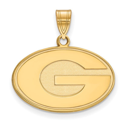 10K Gelbgold Logoart University Of Georgia Buchstabe G Mittel Anhänger