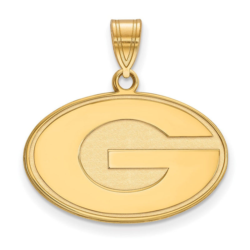 10K Gelbgold Logoart University Of Georgia Buchstabe G Mittel Anhänger