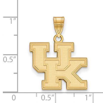 10K Gelbgold Logoart University Of Kentucky U K Mittel Anhänger