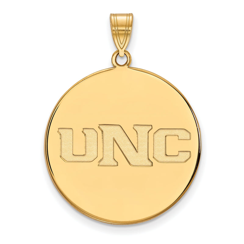 10K Gelbgold Logoart University Of Northern Colorado U N C Extra Groß Plättchen Anhänger