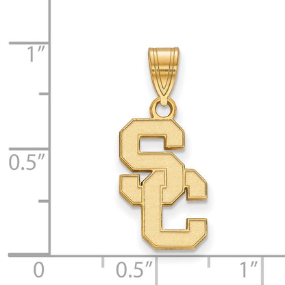 10K Gelbgold University Of Southern California S C Mittel Anhänger