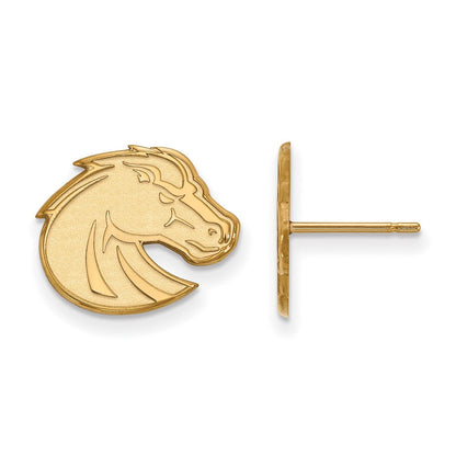 10K Gelbgold Logoart Boise State University Bronco Klein Ohrstecker
