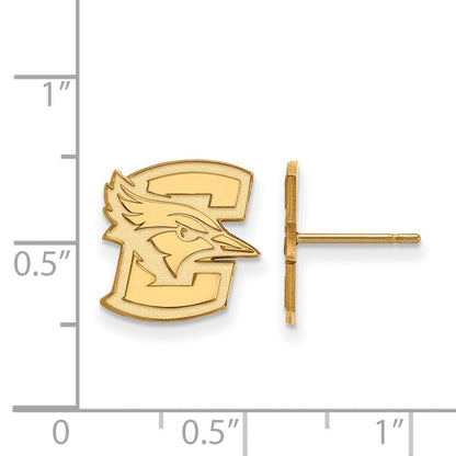 Vergoldet Sterlingsilber Logoart Creighton University Bluejay Klein Ohrstecker