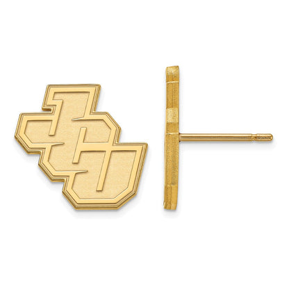 10K Gelbgold Logoart John Carroll University Klein Ohrstecker