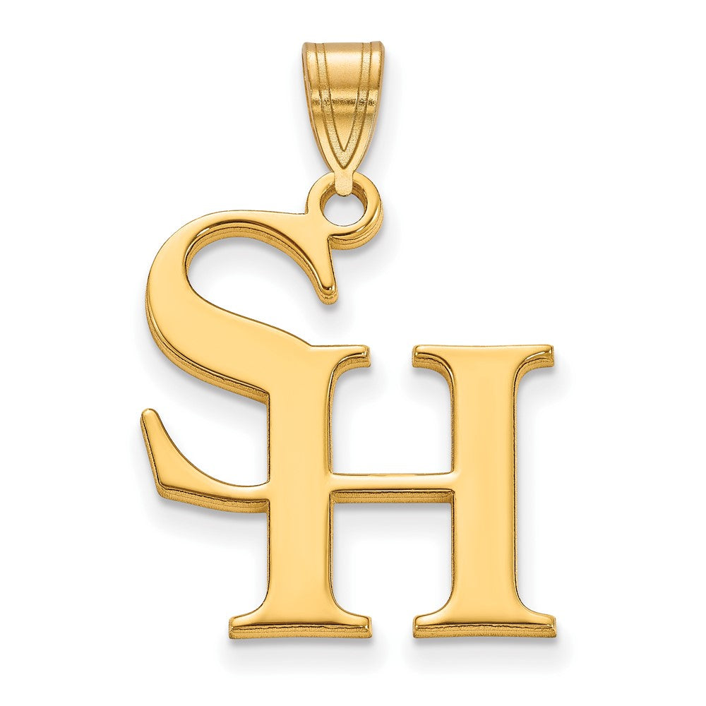 10K Gelbgold Logoart Sam Houston State University Groß Anhänger