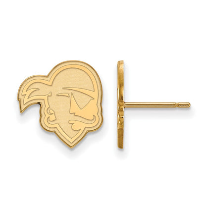 10K Gelbgold Logoart Seton Hall University Pirat Klein Ohrstecker