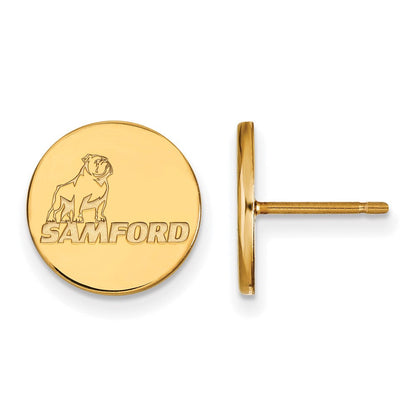 10K Gelbgold Logoart Samford University Klein Ohrstecker