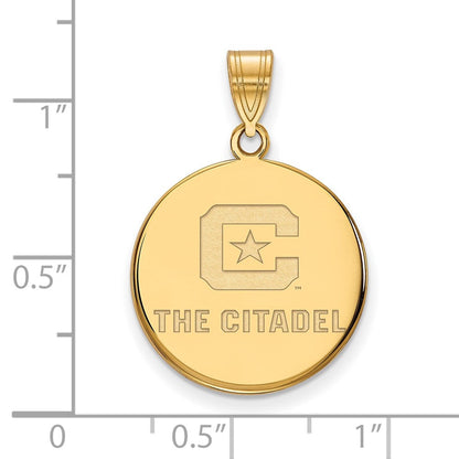 10K Gelbgold 10ky Logoart The Citadel Groß Anhänger