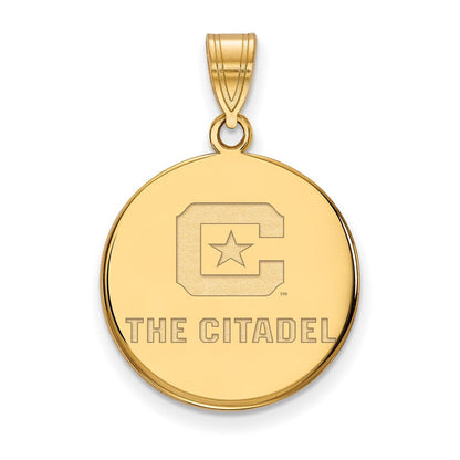 14K Gelbgold 14ky Logoart The Citadel Groß Anhänger