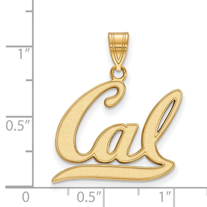 14K Gelbgold Logoart University Of California Berkeley Groß Anhänger