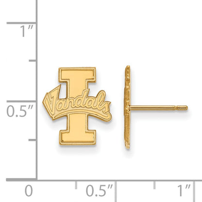 10K Gelbgold Logoart University Of Idaho Vandals Klein Ohrstecker
