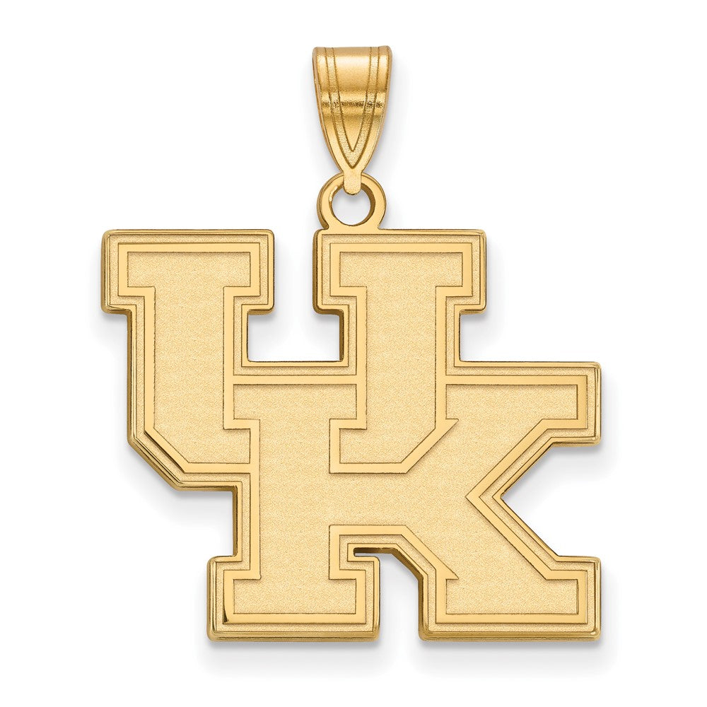 10K Gelbgold Logoart University Of Kentucky U K Groß Anhänger