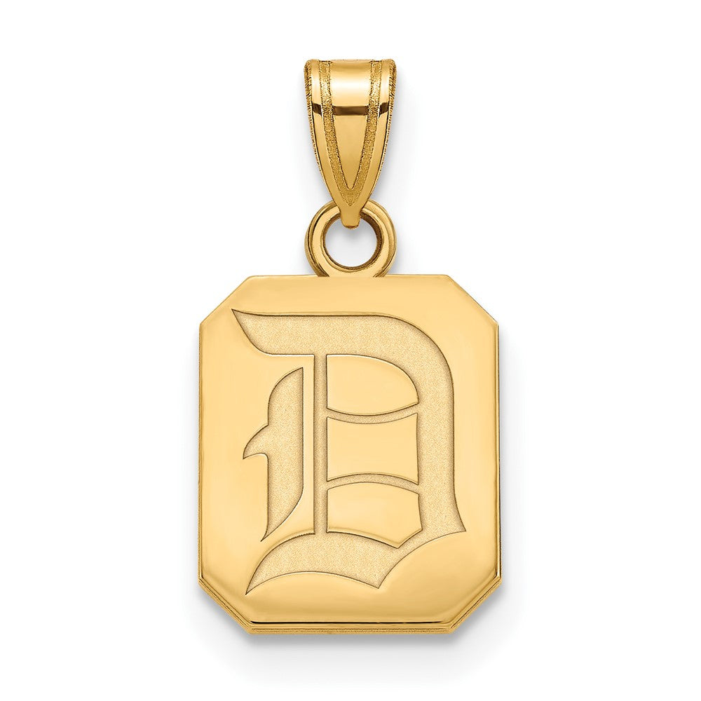 14K Gelbgold Logoart Duquesne University Buchstabe D Klein Anhänger