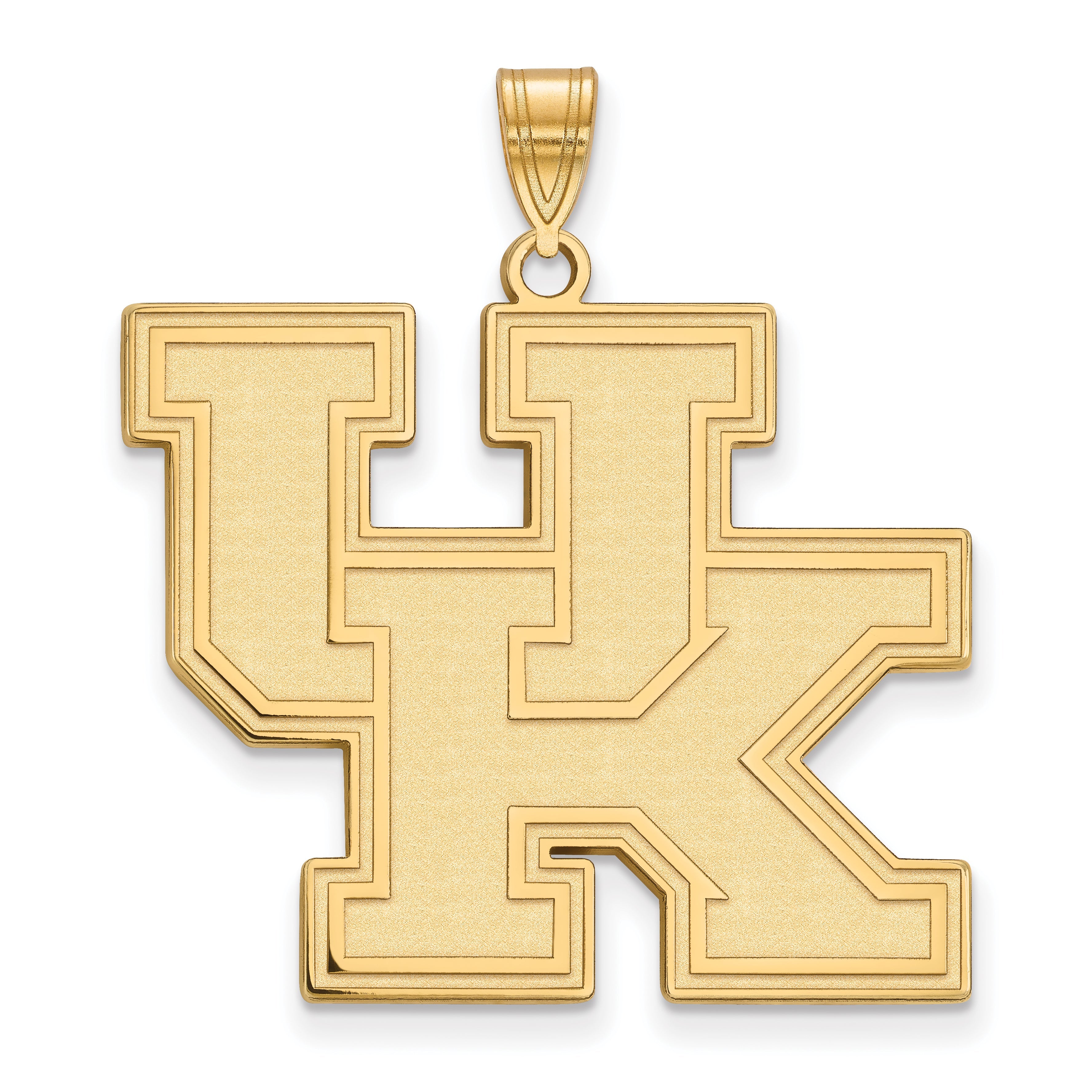 14K Gelbgold Logoart University Of Kentucky U K Extra Groß Anhänger