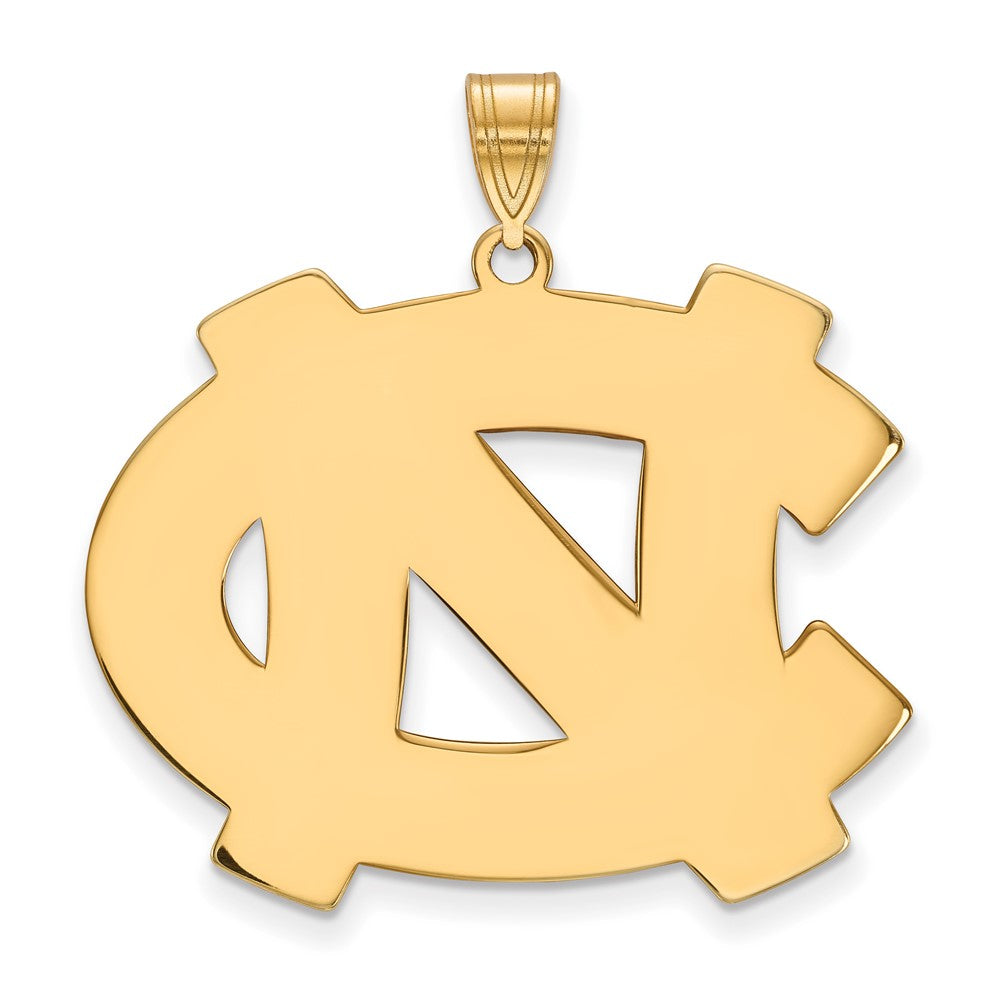 10K Gelbgold Logoart University Of North Carolina N C Extra Groß Anhänger