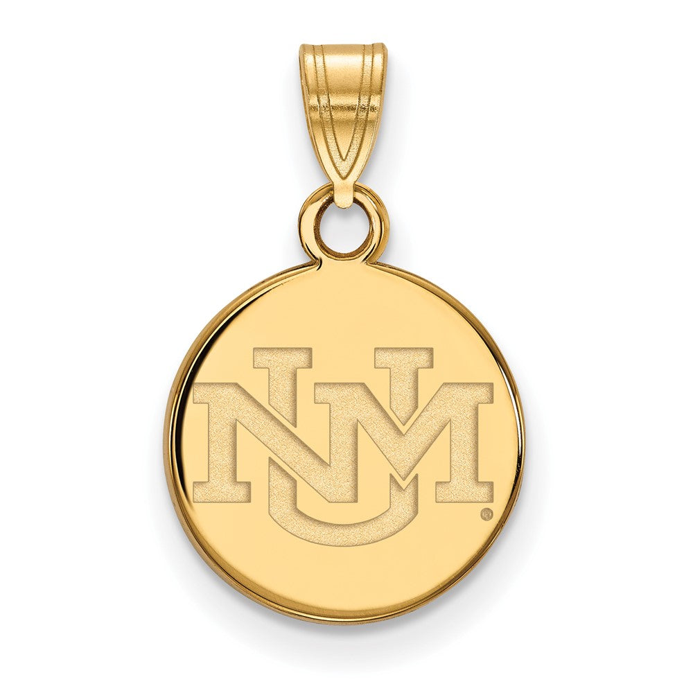 14K Gelbgold Logoart University Of New Mexico Klein Anhänger