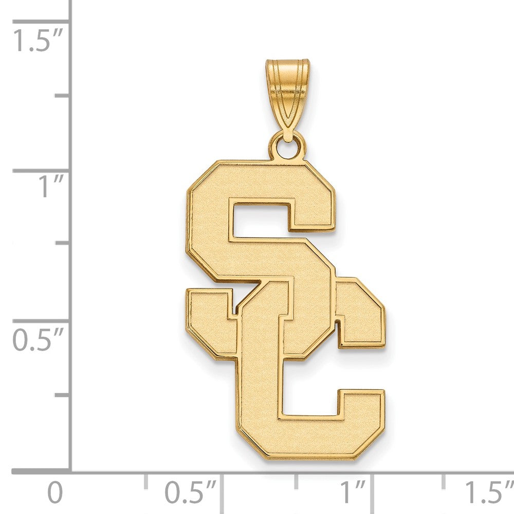 10K Gelbgold University Of Southern California S C Extra Groß Anhänger