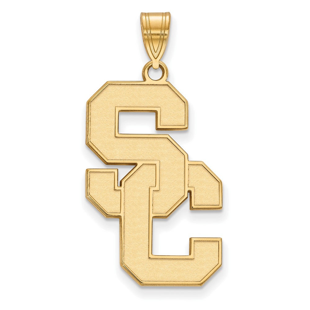 10K Gelbgold University Of Southern California S C Extra Groß Anhänger
