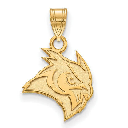 10K Gelbgold Logoart Rice University Eule Klein Anhänger