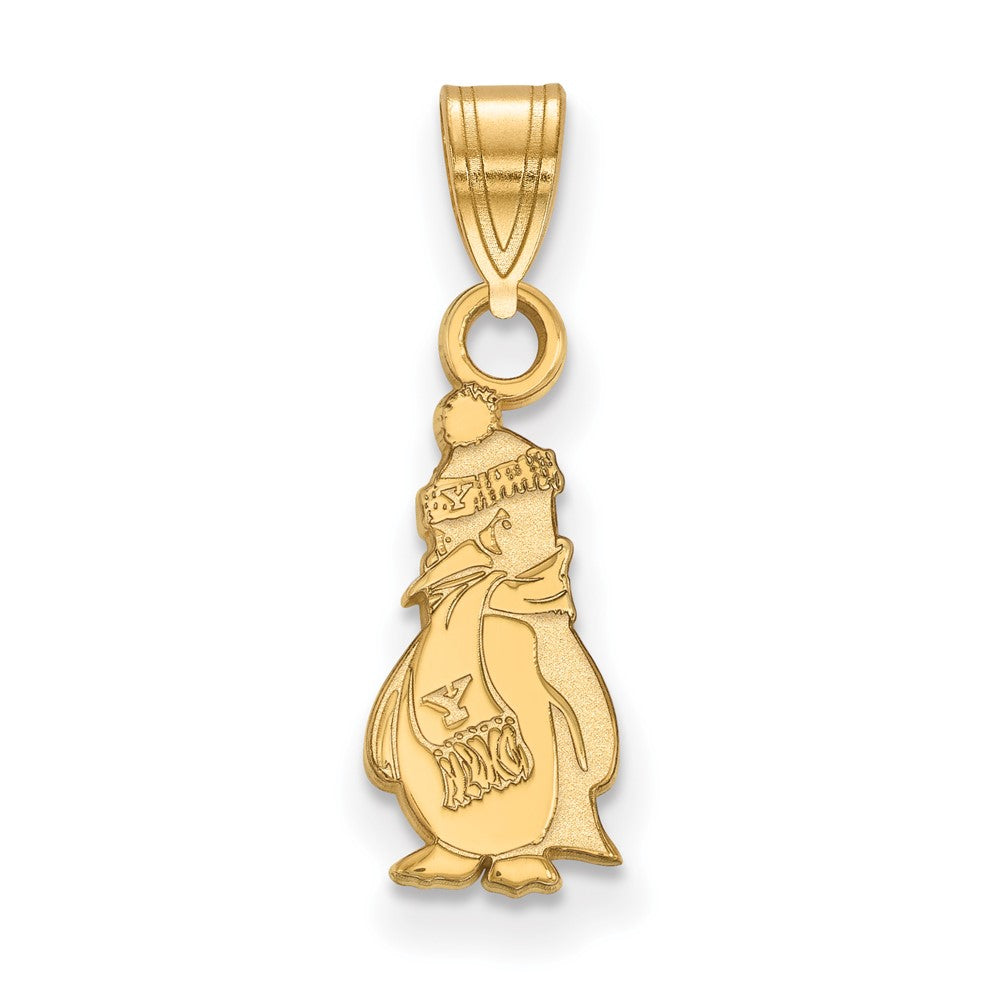 10K Gelbgold Logoart Youngstown State University Pinguin Klein Anhänger