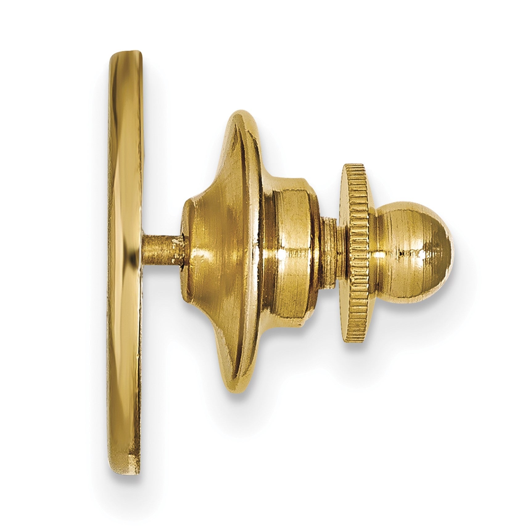14K Gelbgold Gold Nhl Logoart Columbus Blau Jacken Anstecknadel