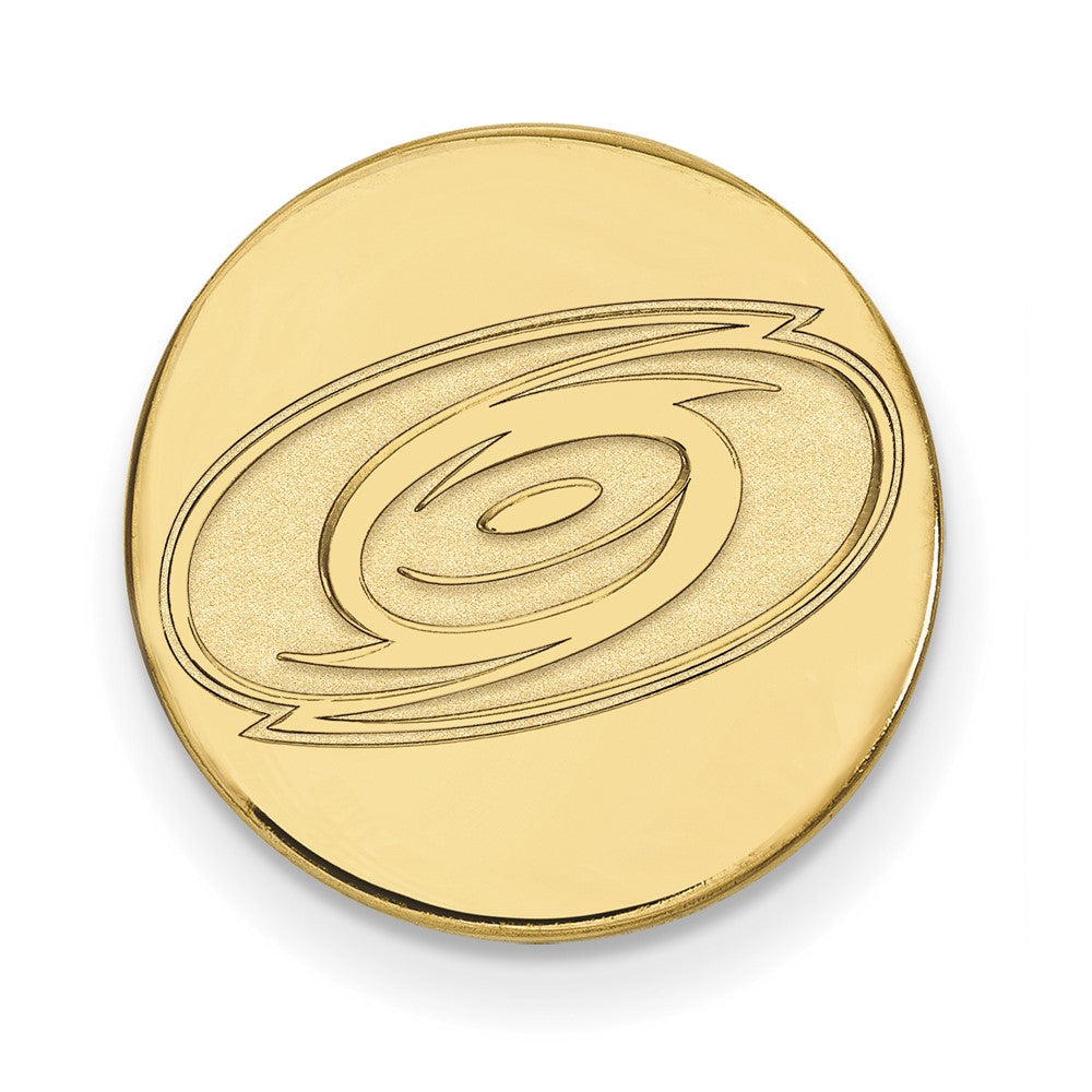 14K Gelbgold Gold Nhl Logoart Carolina Hurricanes Anstecknadel