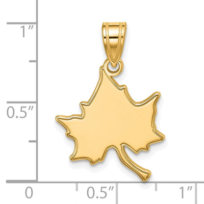 10K Gelbgold Logoart Indiana State University I S Groß Anhänger