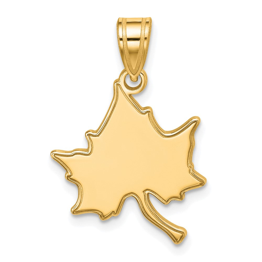 10K Gelbgold Logoart Indiana State University I S Groß Anhänger