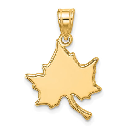 10K Gelbgold Logoart Indiana State University I S Groß Anhänger