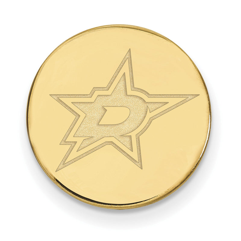 14K Gelbgold Gold Nhl Logoart Dallas Sterne Anstecknadel