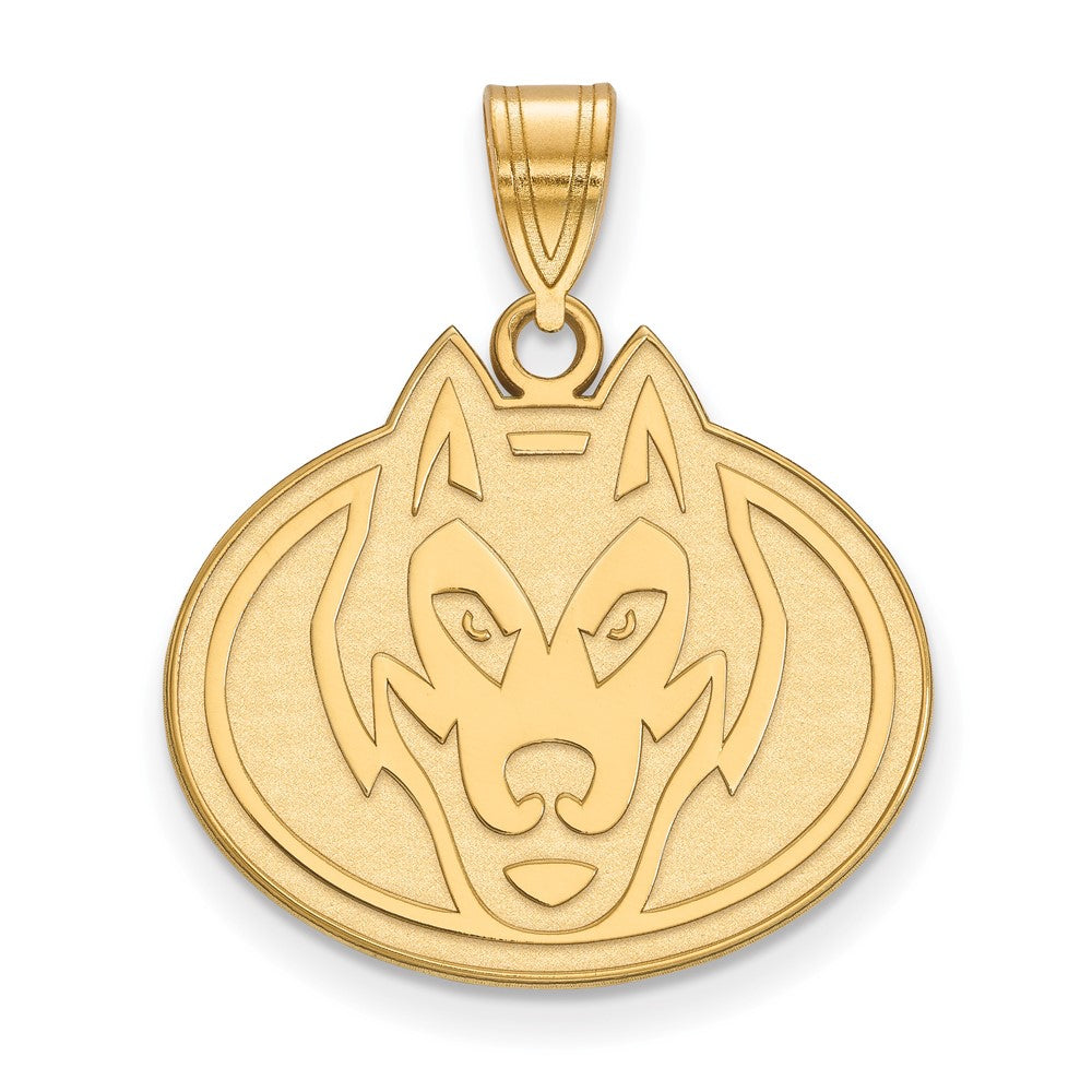 10K Gelbgold Logoart St. Cloud State University Husky Groß Anhänger