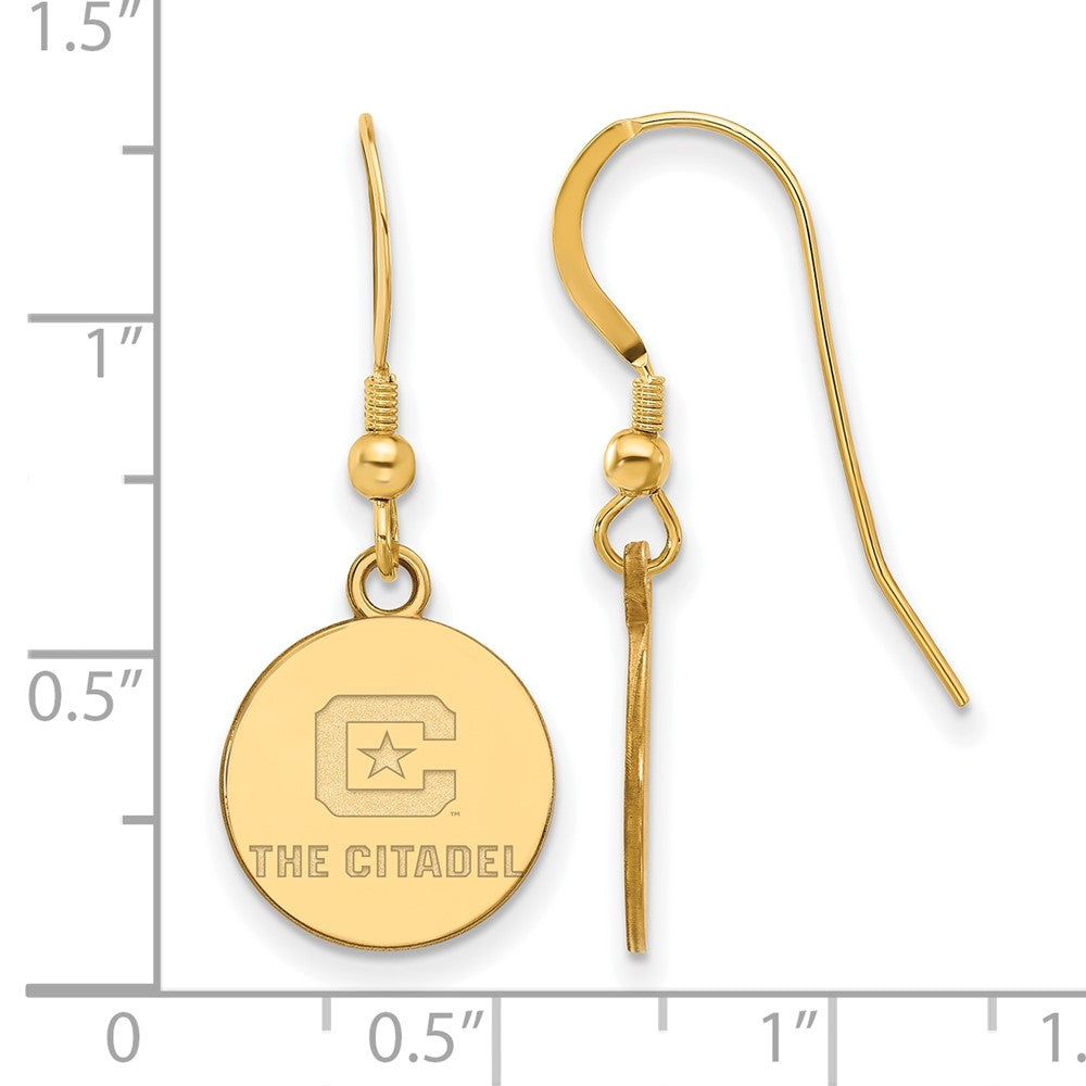 Vergoldet Sterlingsilber Gp Logoart The Citadel Klein Ohrhänger