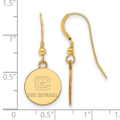 Vergoldet Sterlingsilber Gp Logoart The Citadel Klein Ohrhänger