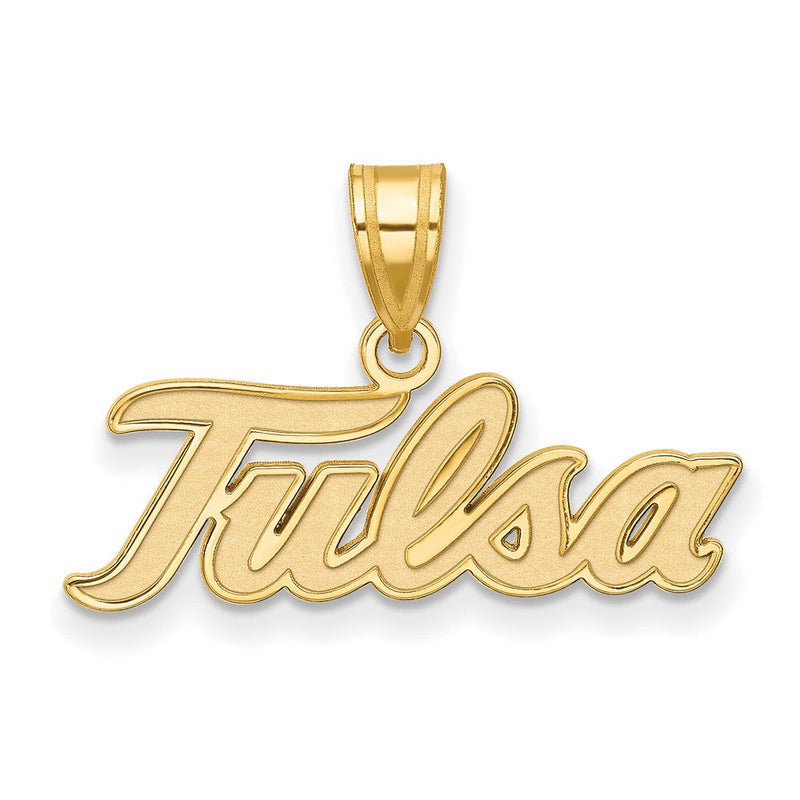 Vergoldet Sterlingsilber Logoart University Of Tulsa T U Groß Anhänger