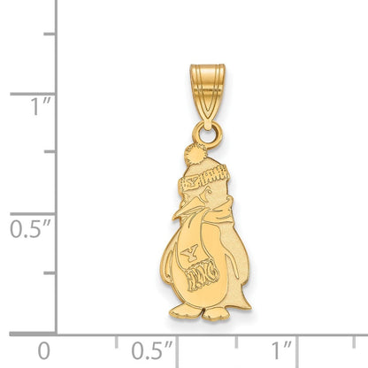 14K Gelbgold Logoart Youngstown State University Pinguin Groß Anhänger