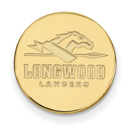 14K Gelbgold Gold Logoart Longwood University Lancers Anstecknadel