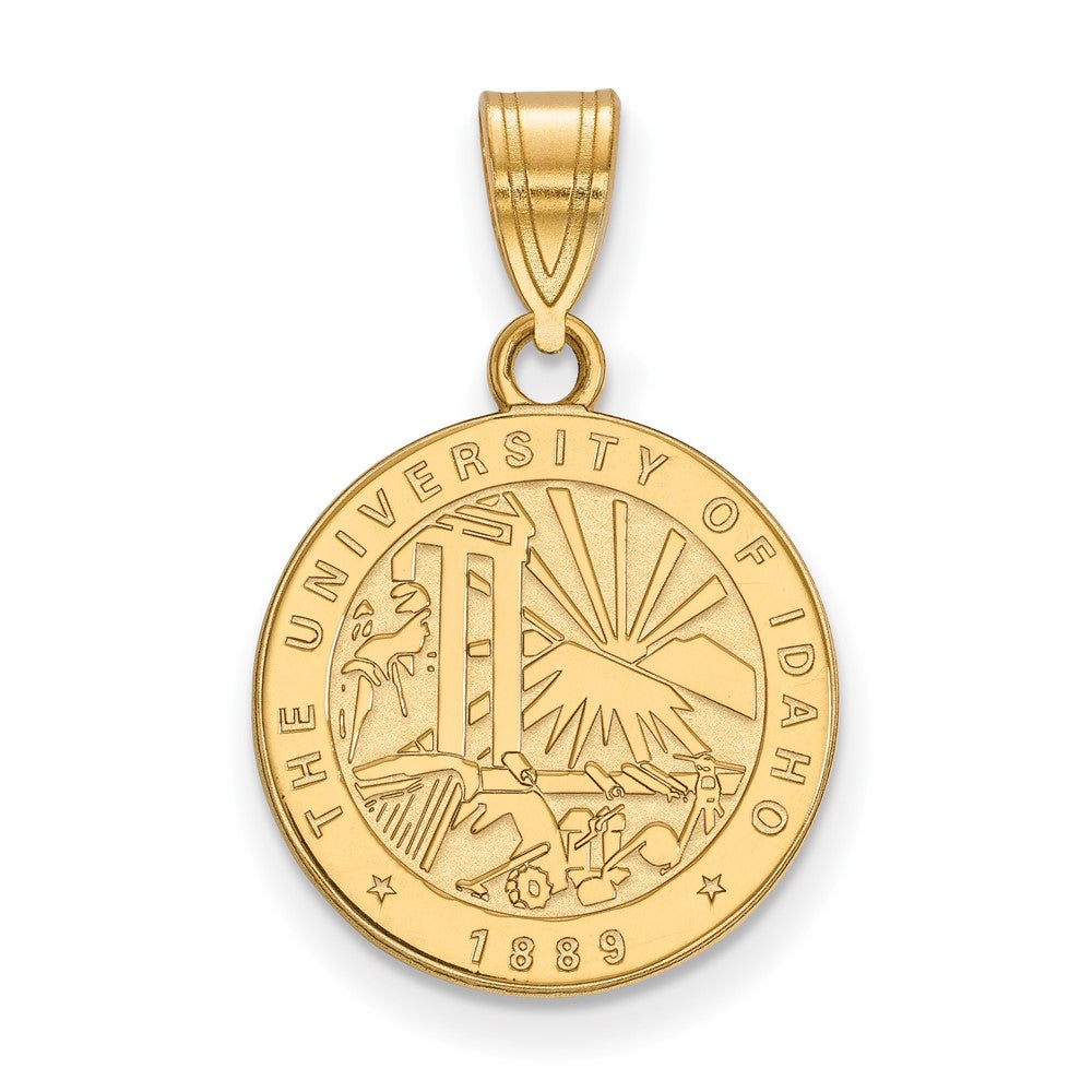 Vergoldet Sterlingsilber Logoart University Of Idaho Mittel Wappen Anhänger