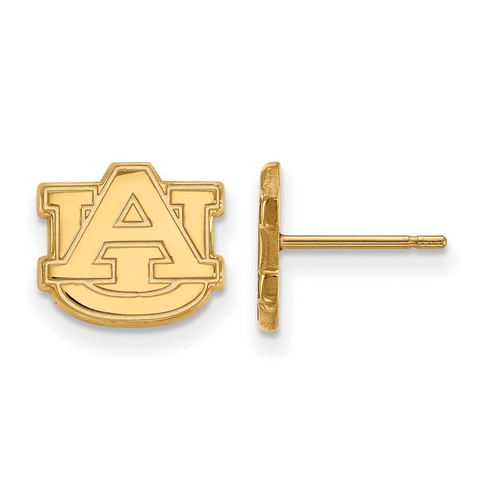 10K Gelbgold Logoart Auburn University A U Extra Klein Ohrstecker