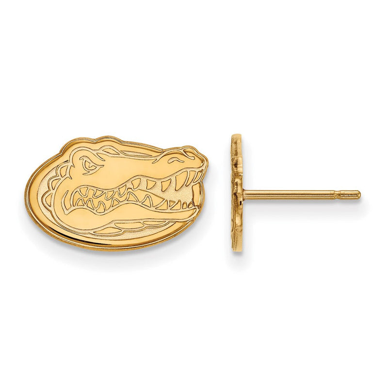 Vergoldet Sterlingsilber Logoart University Of Florida Gator Extra Klein Ohrstecker