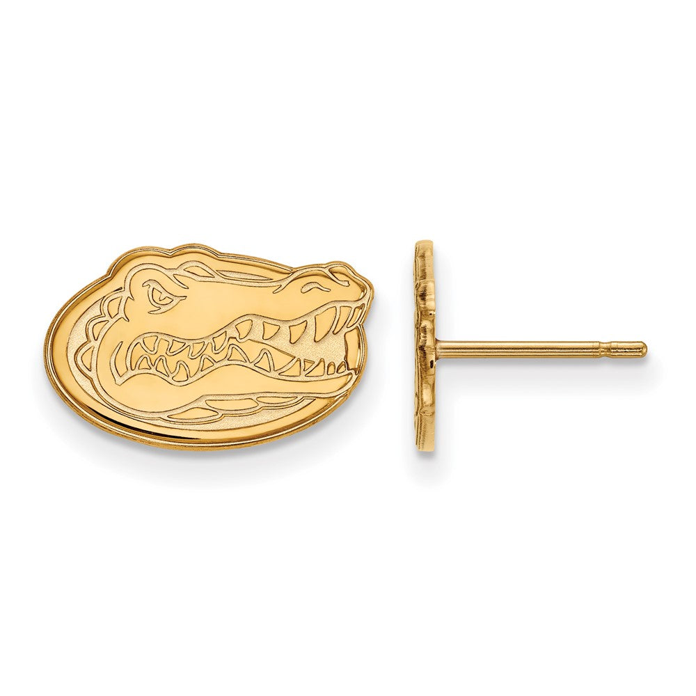 14K Gelbgold Logoart University Of Florida Gator Extra Klein Ohrstecker