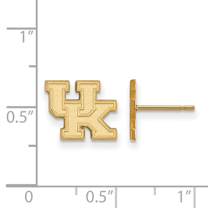 10K Gelbgold Logoart University Of Kentucky U K Extra Klein Ohrstecker