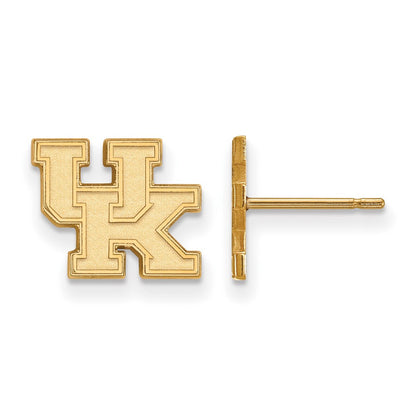 10K Gelbgold Logoart University Of Kentucky U K Extra Klein Ohrstecker